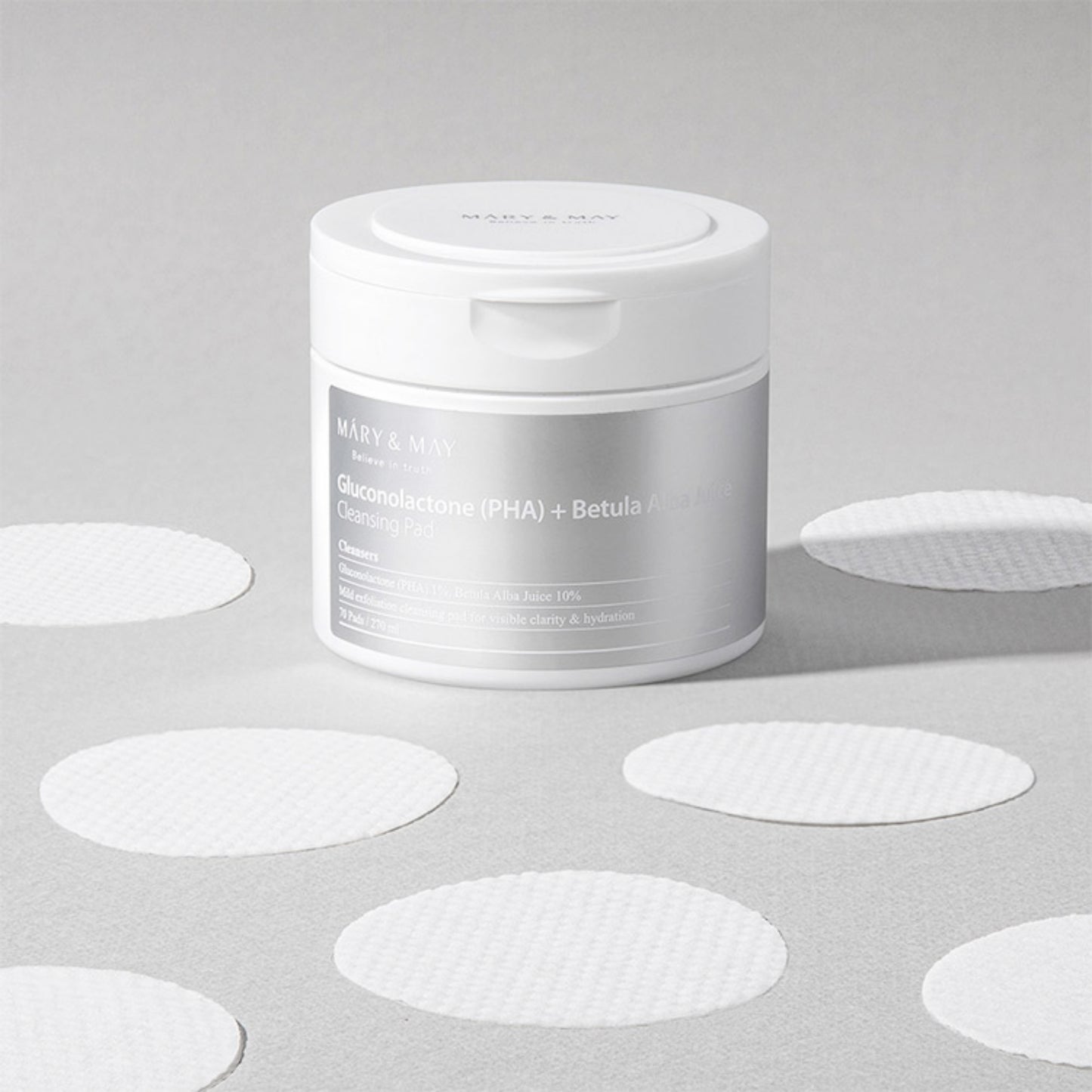 Gluconolactone (PHA)+Betula Alba Juice Cleansing Pad