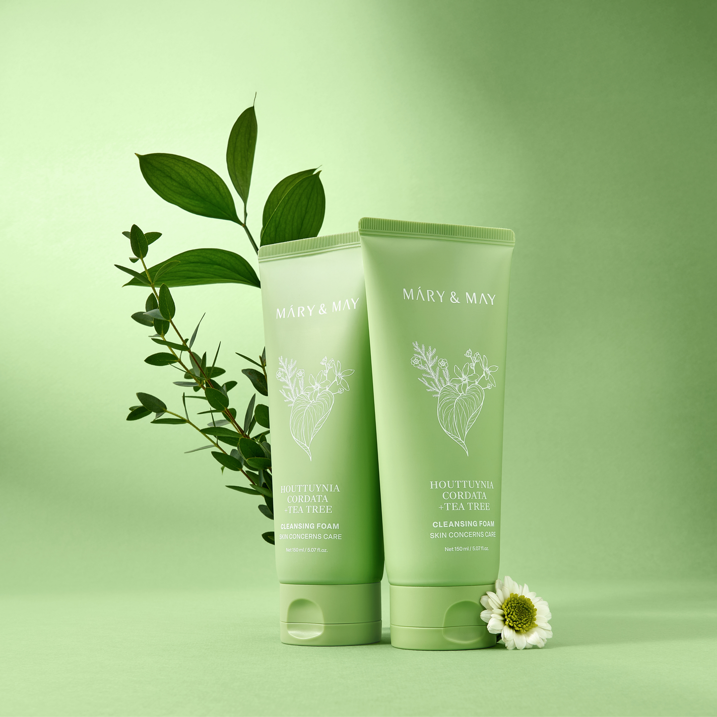 HOUTTUYNIA CORDATA+TEA TREE CLEANSING FOAM 150ML