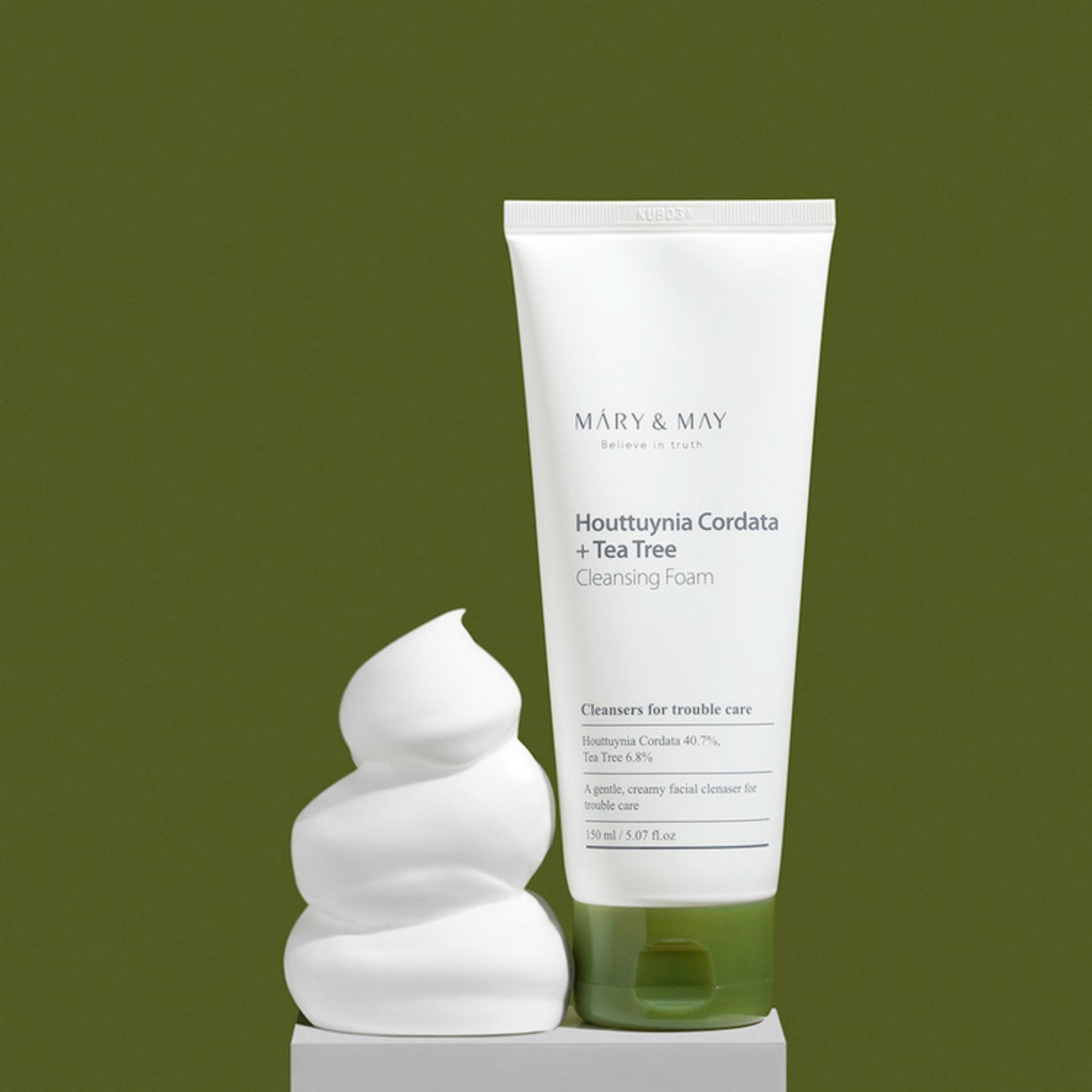 Houttuynia Cordata+Tea Tree Cleansing Foam