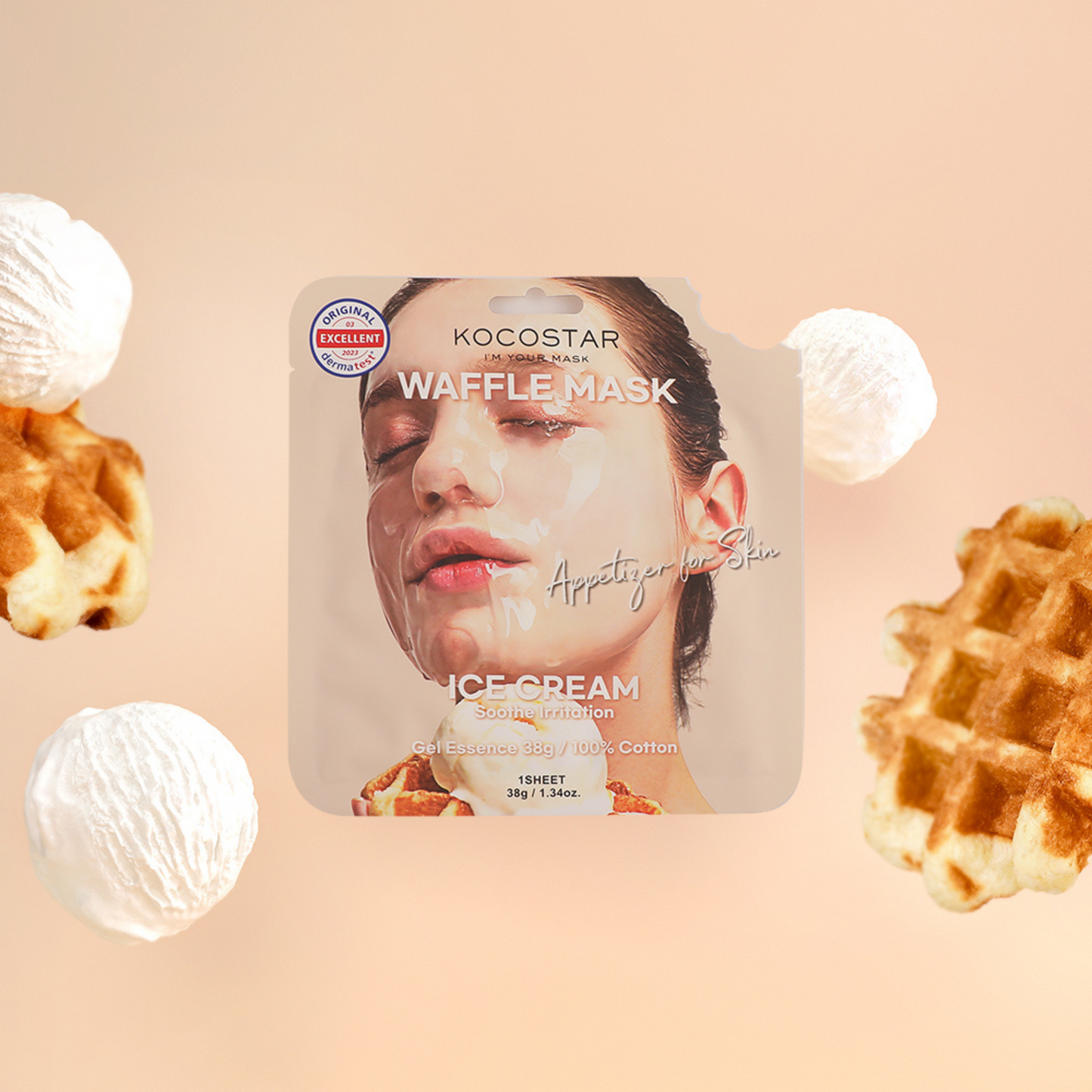 WAFFLE MASK ICE CREAM