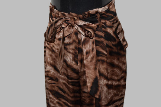Cocoa Tiger Silk Pants