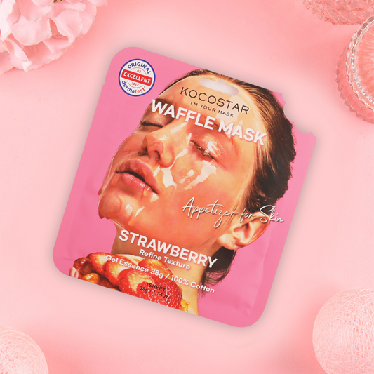WAFFLE MASK STRAWBERRY