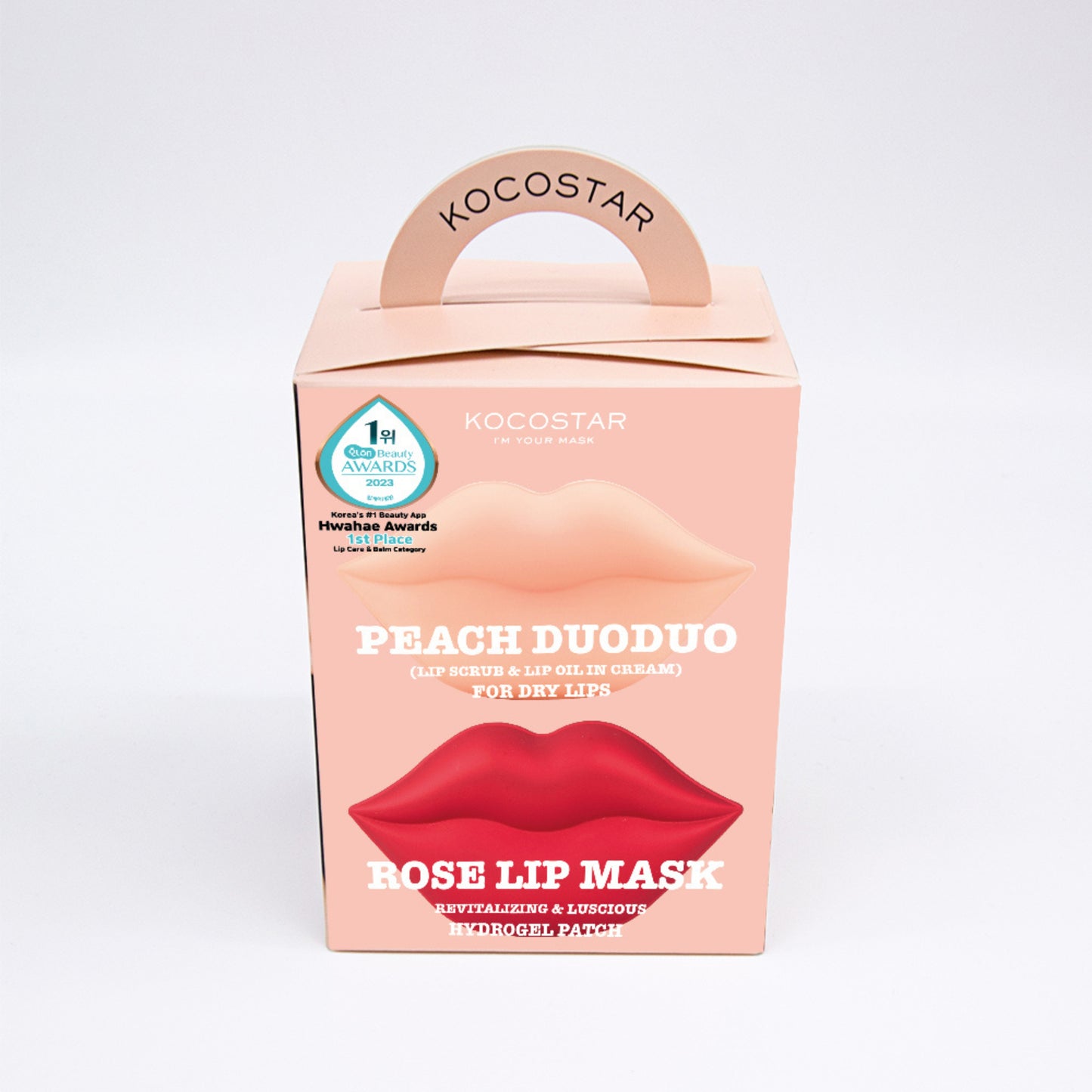 Lip Care Gift Set (Peach Lip DUODUO + Rose Lip Mask)
