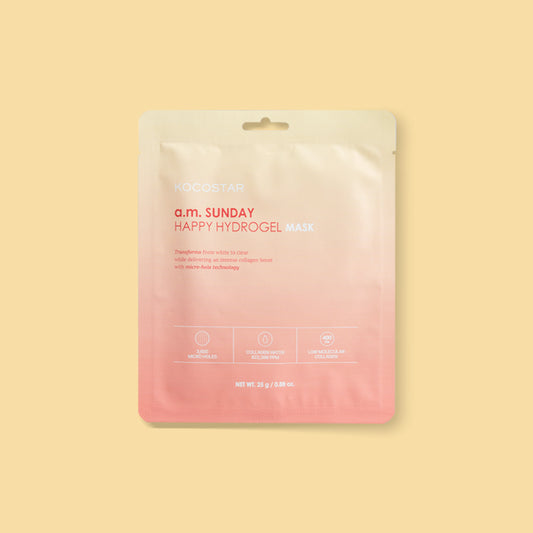 PREMIUM A.M SUNDAY HAPPY HYDROGEL MASK 5pcs
