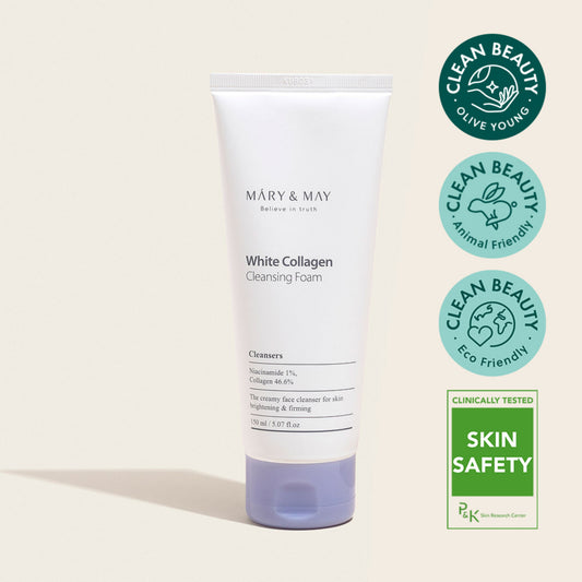 White Collagen Cleansing Foam