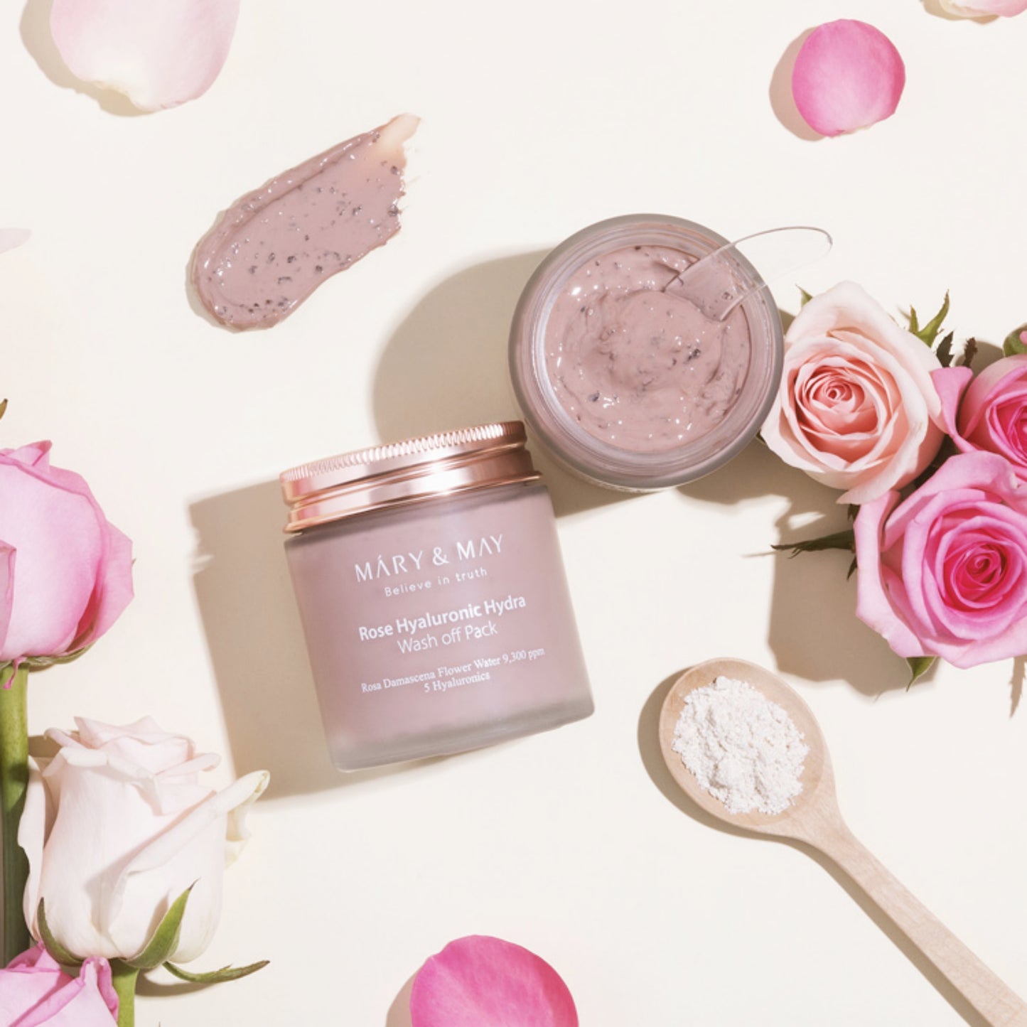 Rose Hyaluronic Hydra Wash off Pack