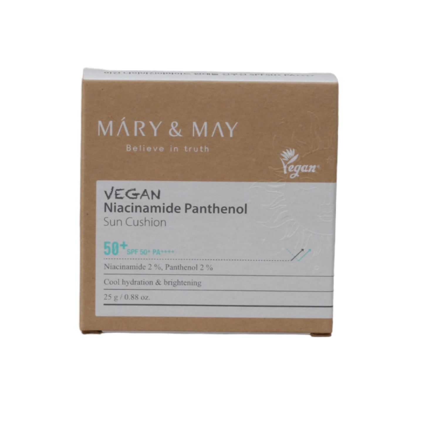 Vegan Niacinamide Panthenol Sun Cushion SPF50+ PA++++