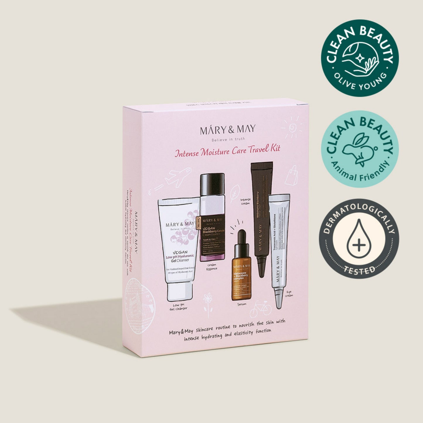 Intense Moisture Care Travel Kit (5pcs)