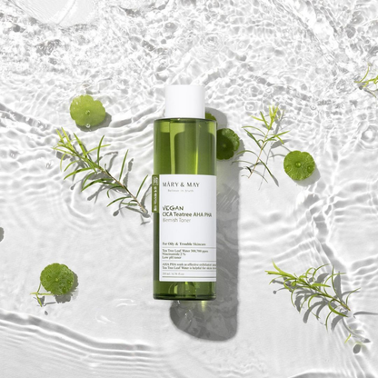 VEGAN CICA TEA TREE AHA PHA BLEMISH TONER 200ML