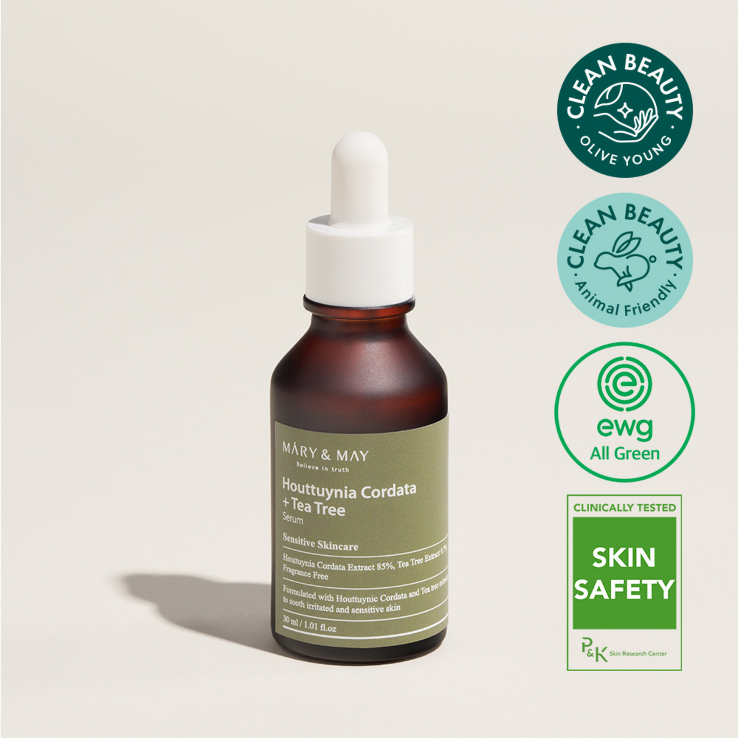 HOUTTUYNIA CORDATA+TEA TREE SERUM 30ML