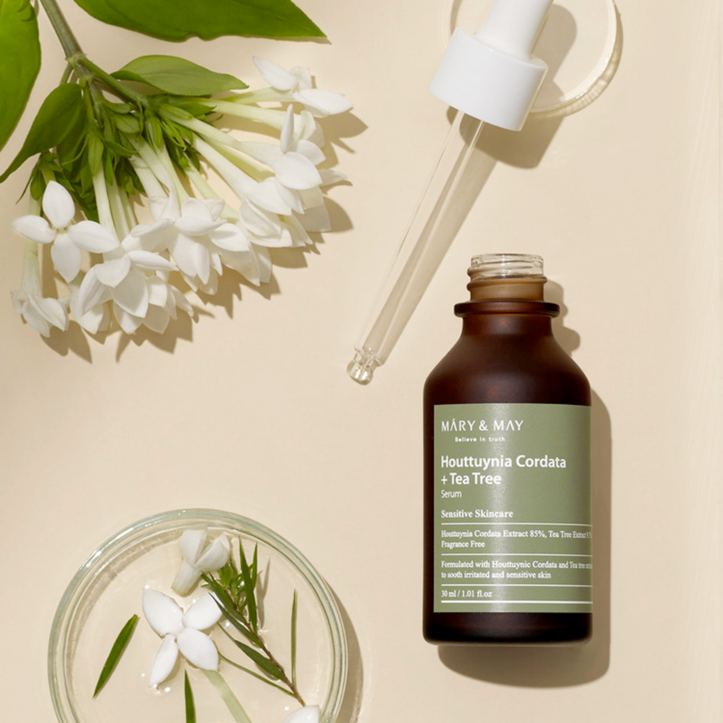 HOUTTUYNIA CORDATA+TEA TREE SERUM 30ML