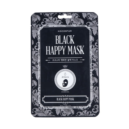 BLACK- HAPPY MASK