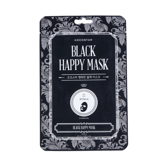 BLACK- HAPPY MASK