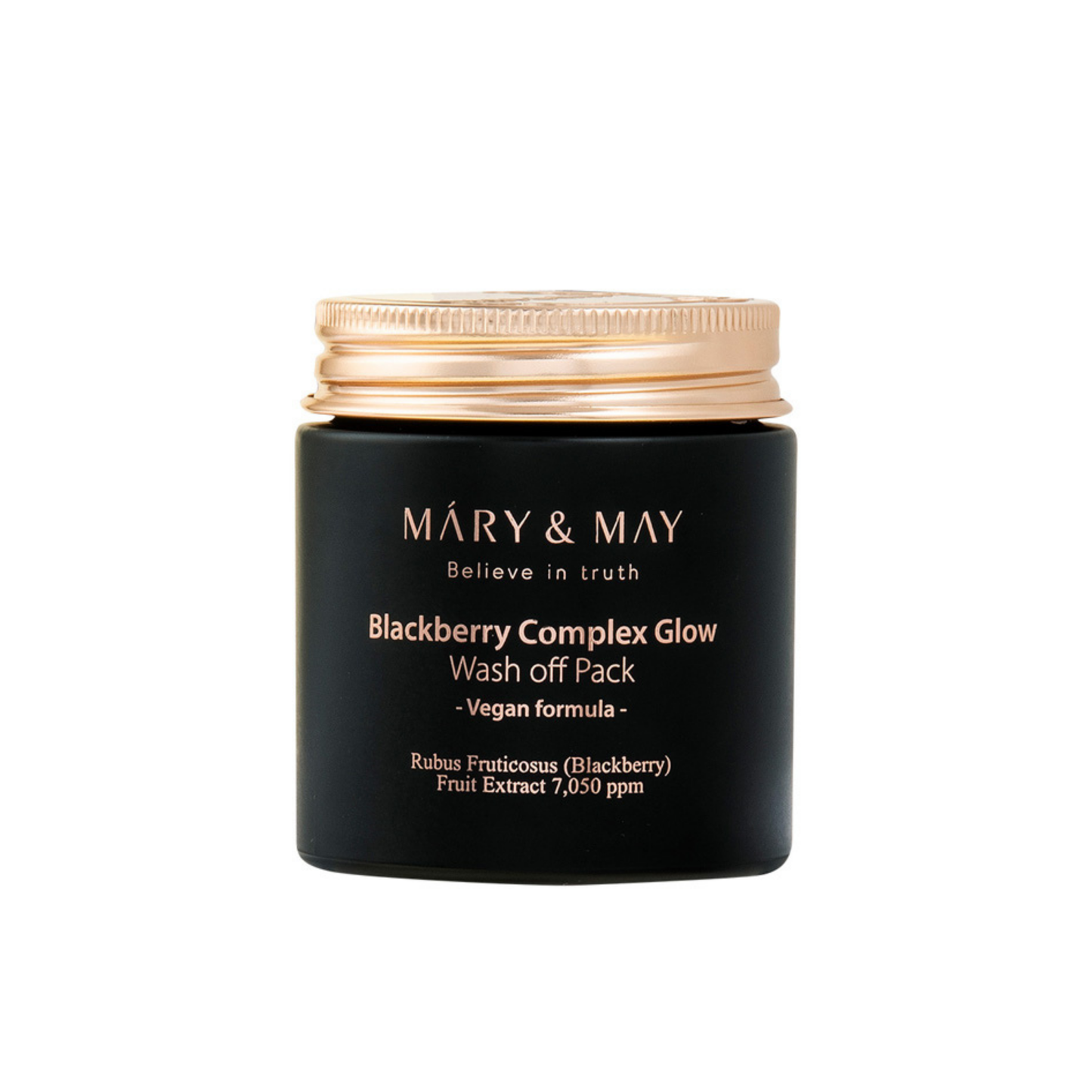 VEGAN BLACKBERRY COMPLEX GLOW WASH OFF PACK 125G