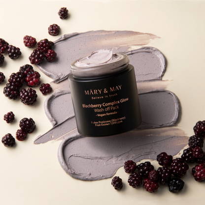 VEGAN BLACKBERRY COMPLEX GLOW WASH OFF PACK 125G