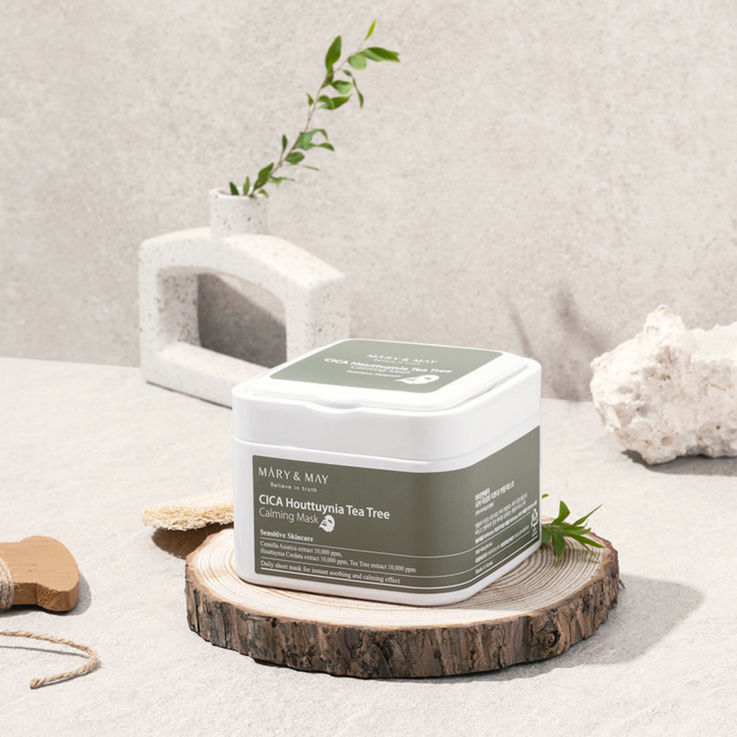 CICA HOUTTUYNIA TEA TREE CALMING MASK 30EA/400G