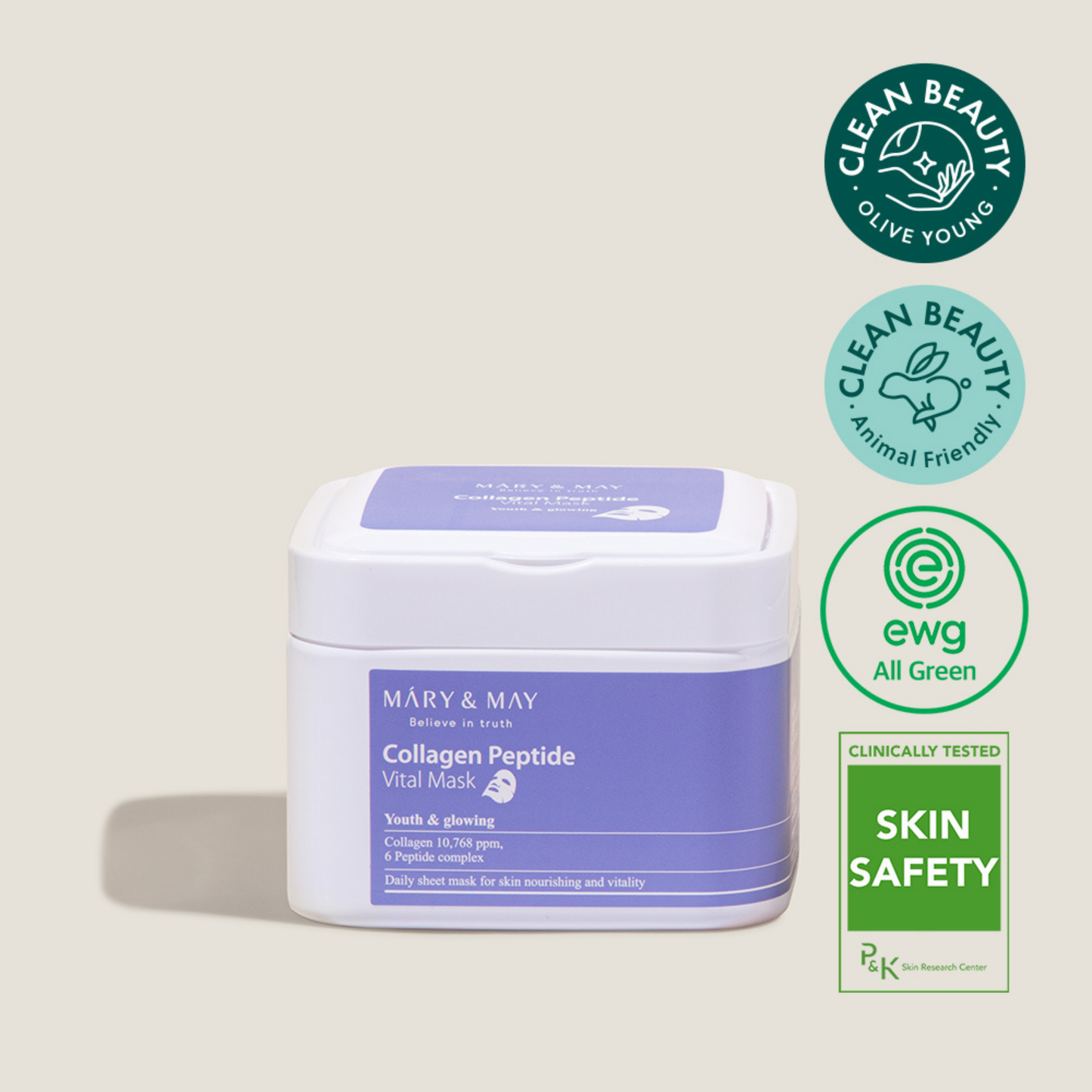 COLLAGEN PEPTIDE VITAL MASK 30EA/400G