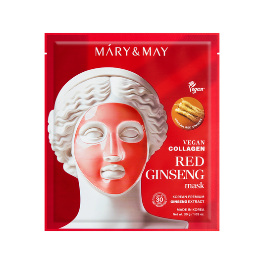 VEGAN COLLAGEN RED GINSENG MASK (30G X4)