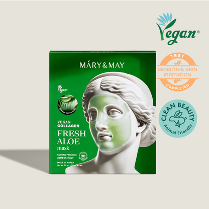 VEGAN COLLAGEN FRESH ALOE MASK  (SINGLE)