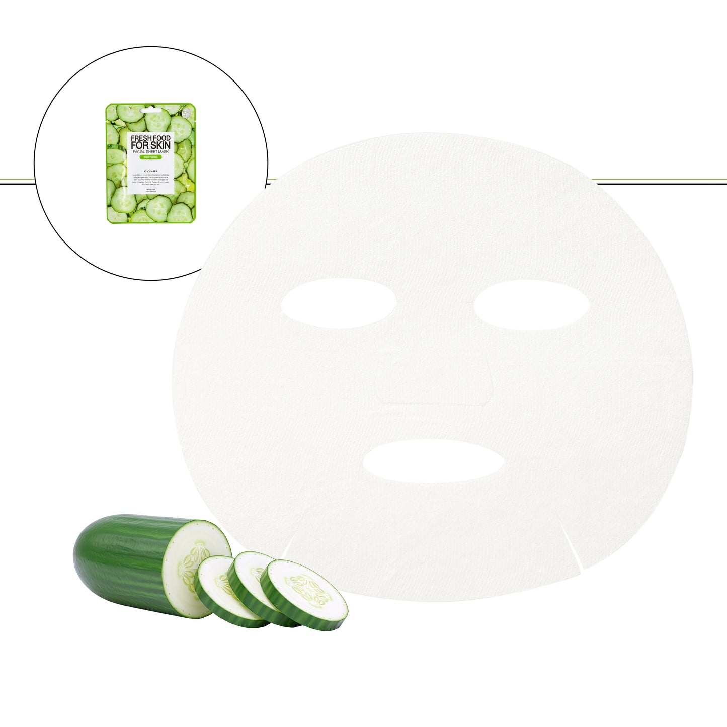 CUCUMBER- FRESHFOOD FACIAL MASK