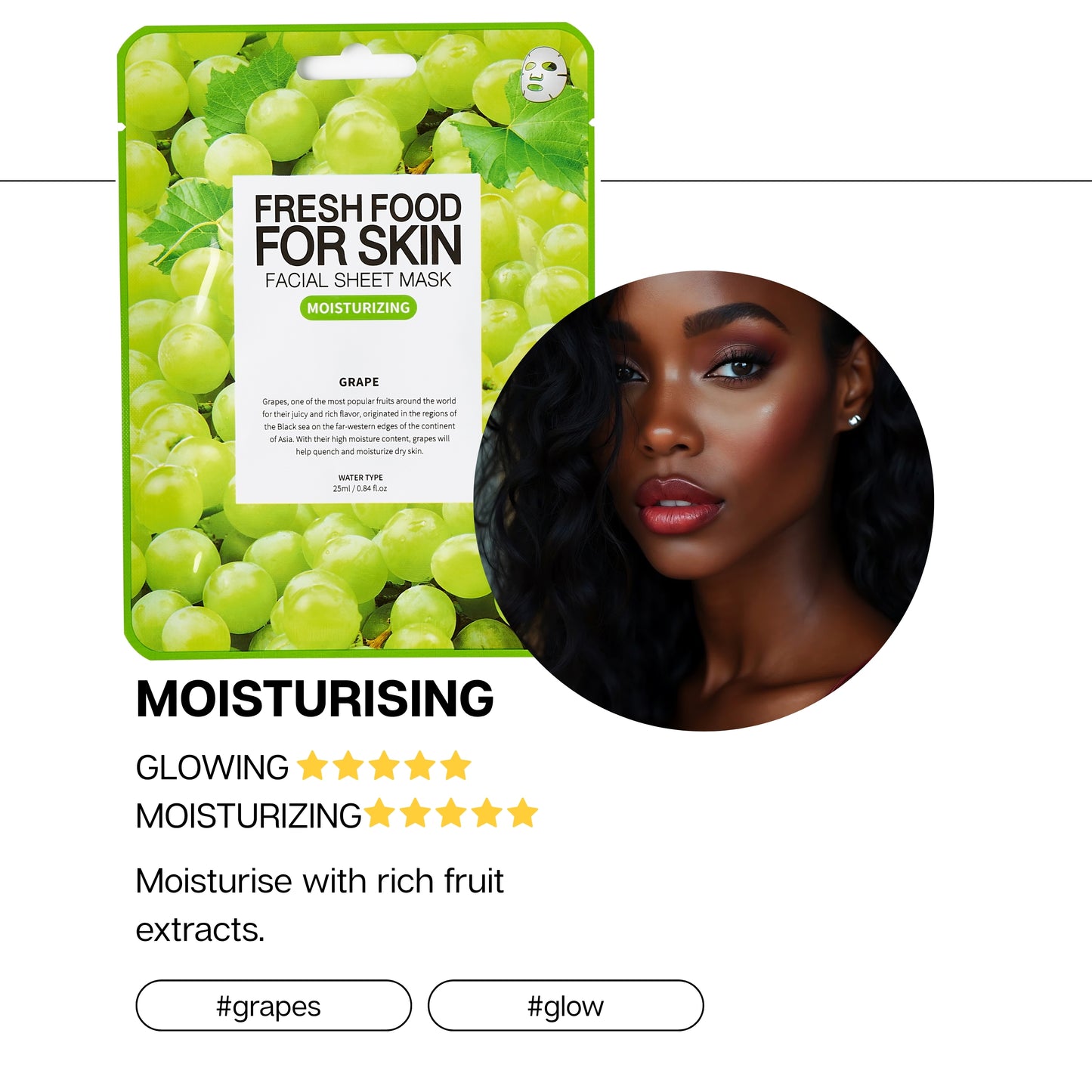 GRAPE- FRESHFOOD FACIAL MASK