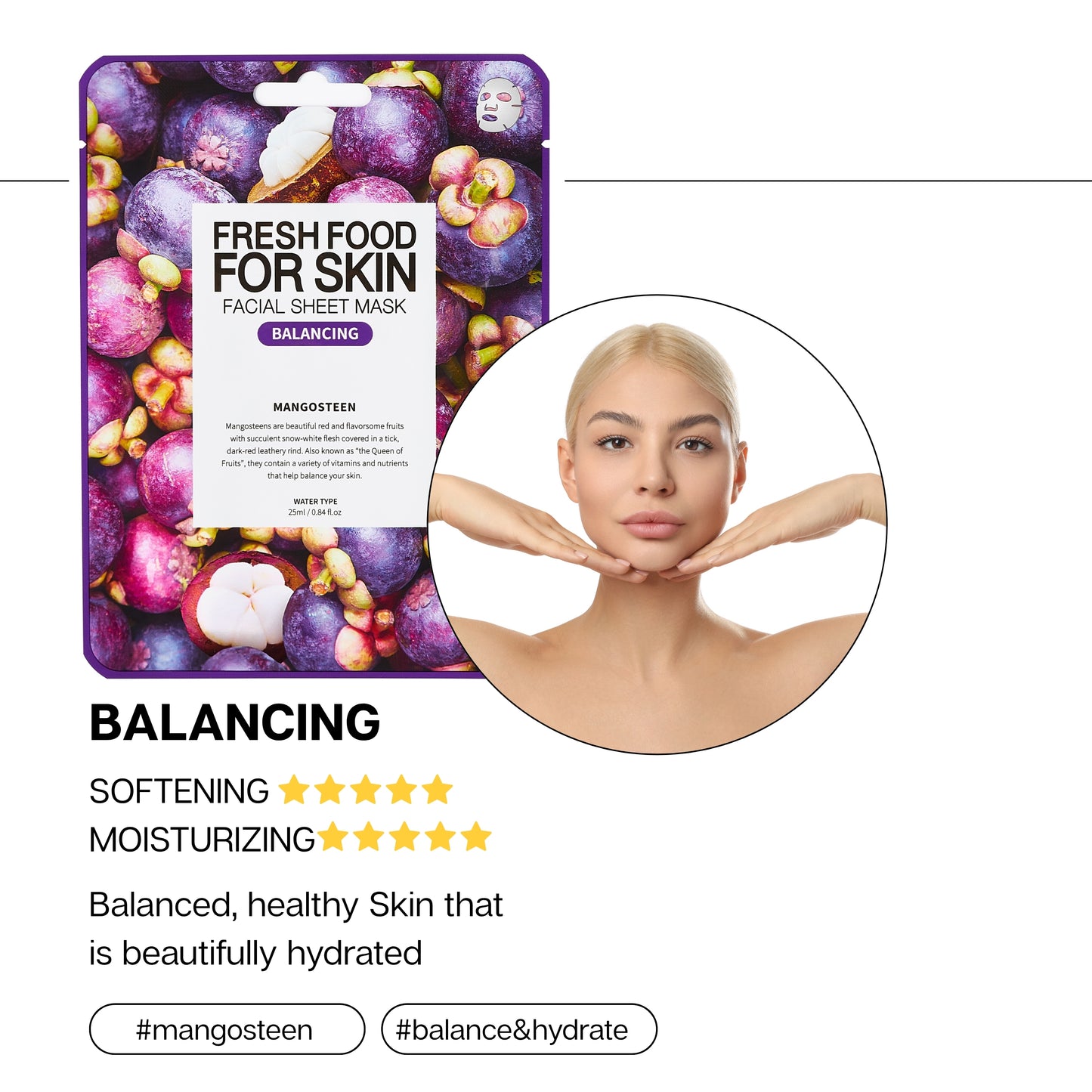 MANGOSTEEN- FRESHFOOD FACIAL MASKS