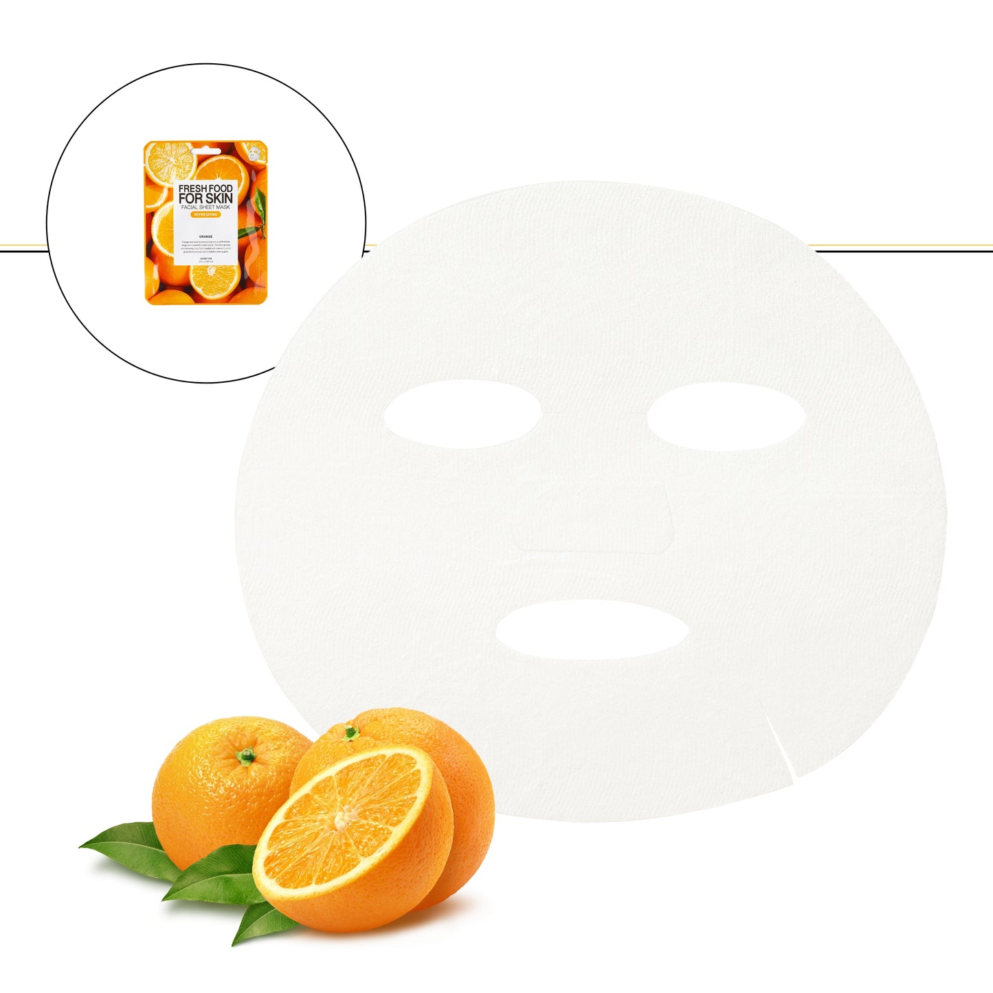 ORANGE- FRESHFOOD FACIAL MASK