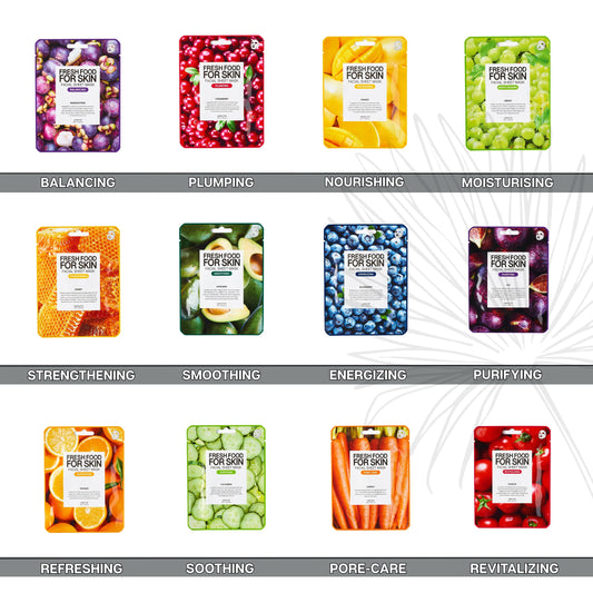 FRESHFOOD FOR SKIN REAL SQUEEZE (12 MASKS)