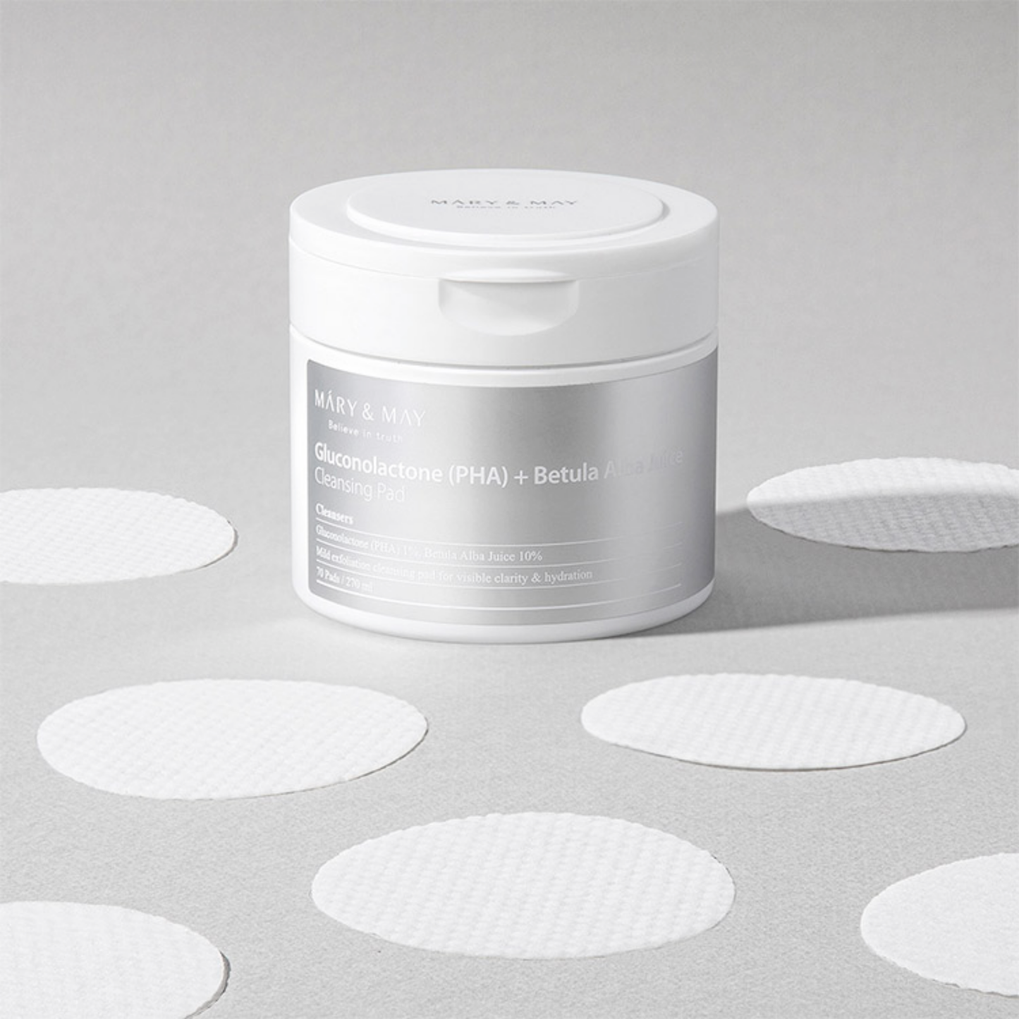 GLUCONOLACTONE (PHA)+BETULA ALBA JUICE CLEANSING PAD 70PADS/270ML