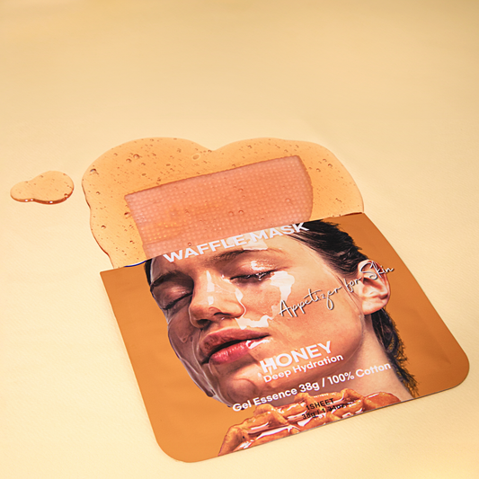 HONEY- WAFFLE MASK