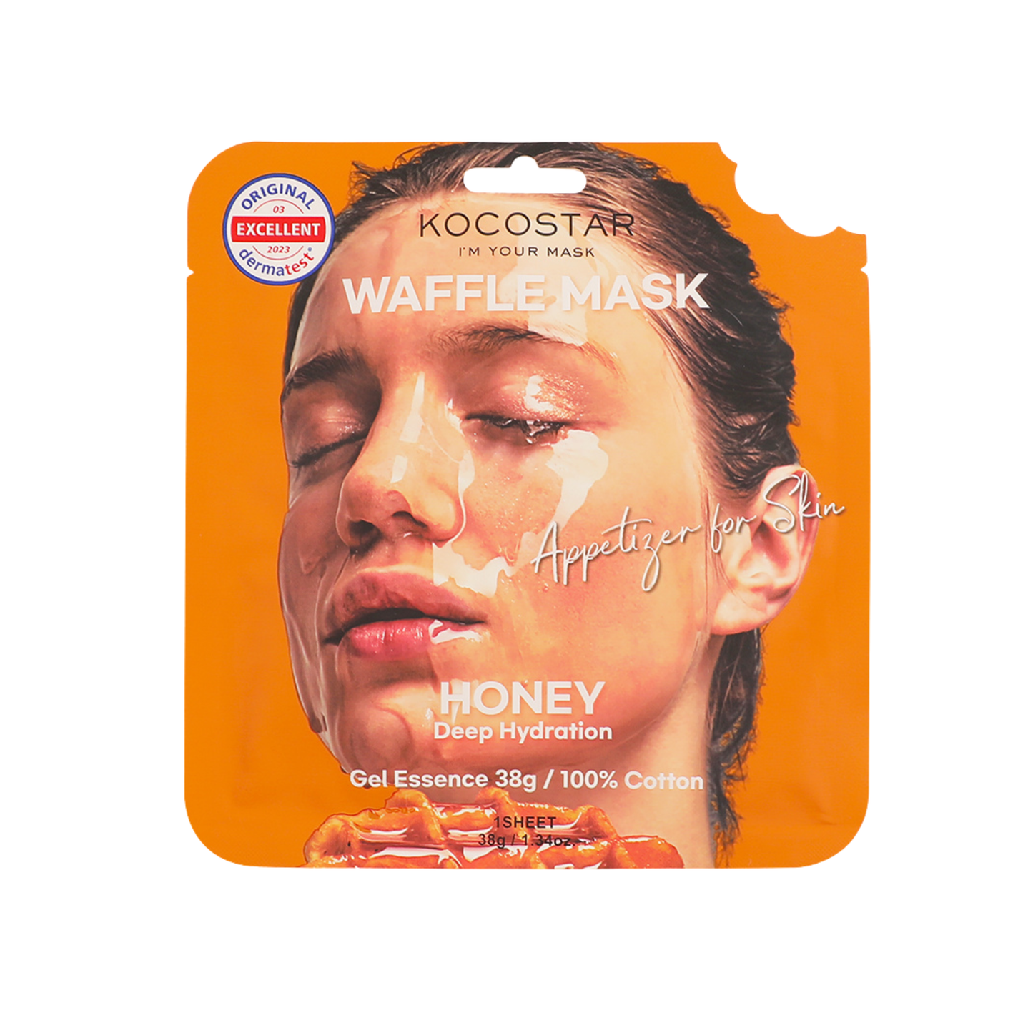 HONEY- WAFFLE MASK