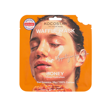 HONEY- WAFFLE MASK