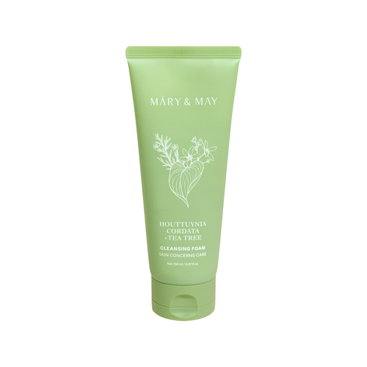 HOUTTUYNIA CORDATA+TEA TREE CLEANSING FOAM 150ML