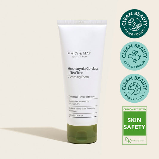 Houttuynia Cordata+Tea Tree Cleansing Foam