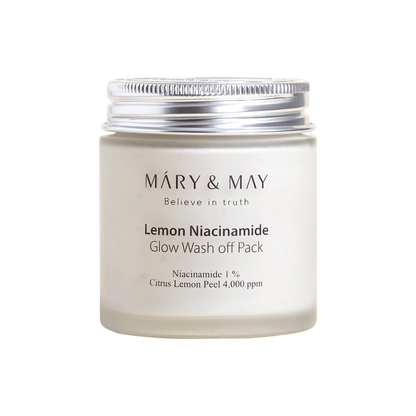 VEGAN LEMON NIACINAMIDE GLOW WASH OFF PACK 125G