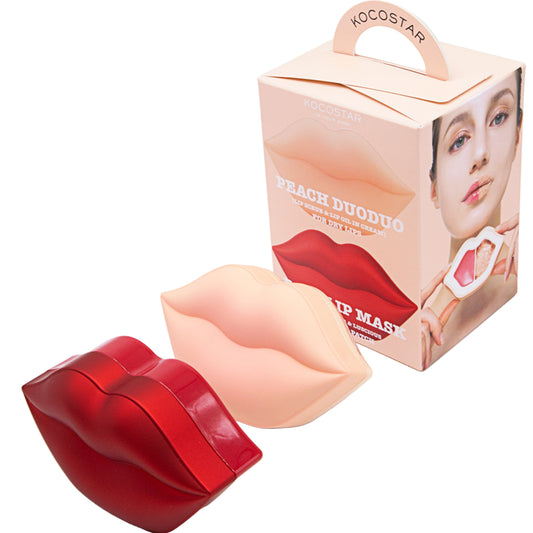 Lip Care Gift Set (Peach Lip DUODUO + Rose Lip Mask)