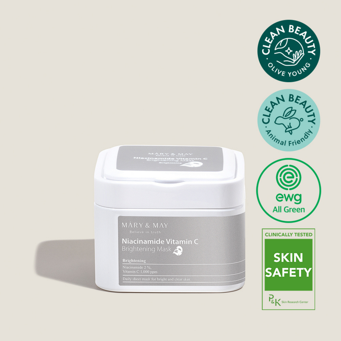 NIACINAMIDE VITAMIN C BRIGHTENING MASK 30EA/400G