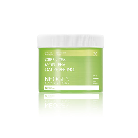 GREEN TEA MOIST PHA GAUZE PEELING (190ml-30 Pads)