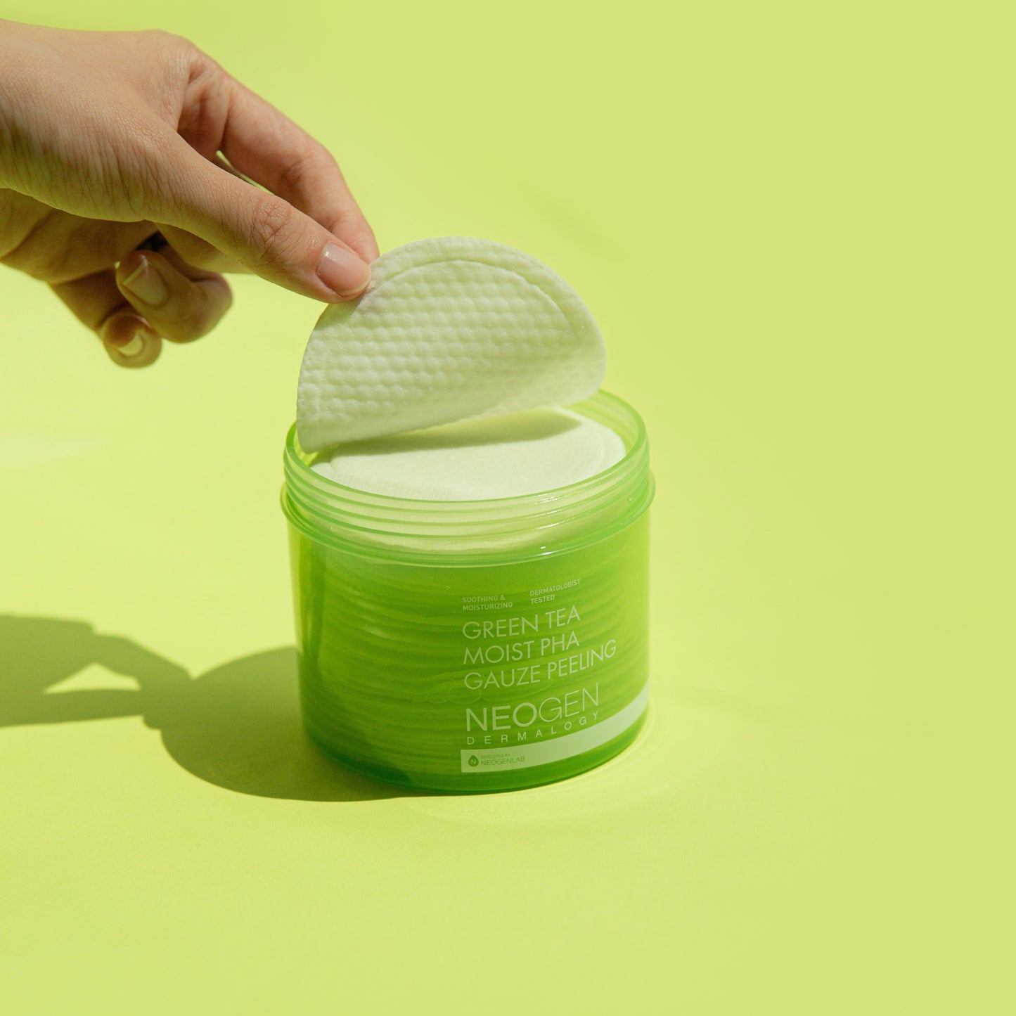 GREEN TEA MOIST PHA GAUZE PEELING - DAILY LEAVE ON