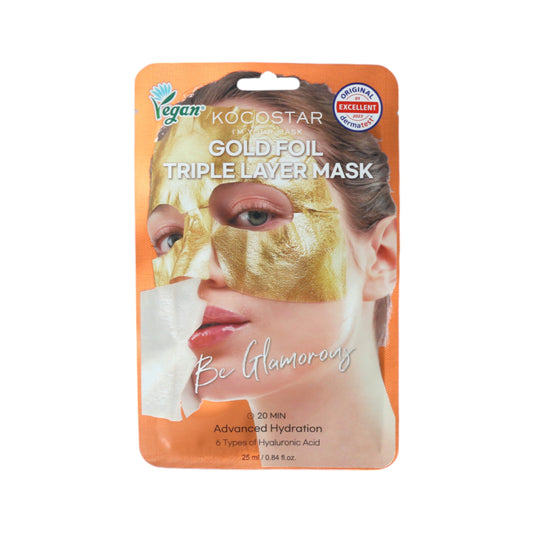 PREMIUM GOLD FOIL TRIPLE LAYER MASK