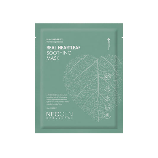 REAL HEARTLEAF SOOTHING MASK  (10 sheets)