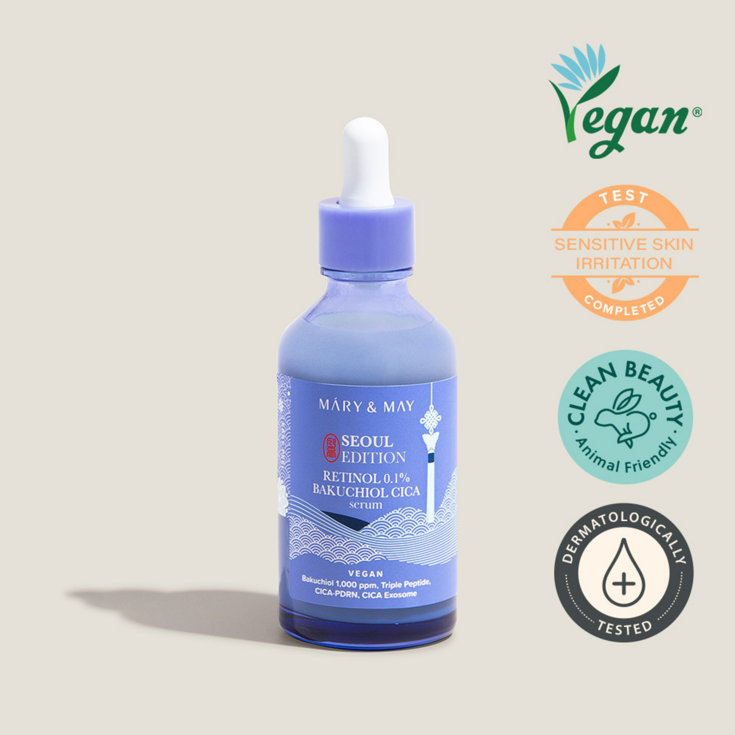 RETINOL 0.1% BAKUCHIOL CICA SERUM 80ML