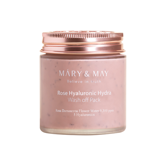 VEGAN ROSE HYALURONIC HYDRA WASH OFF PACK 125G