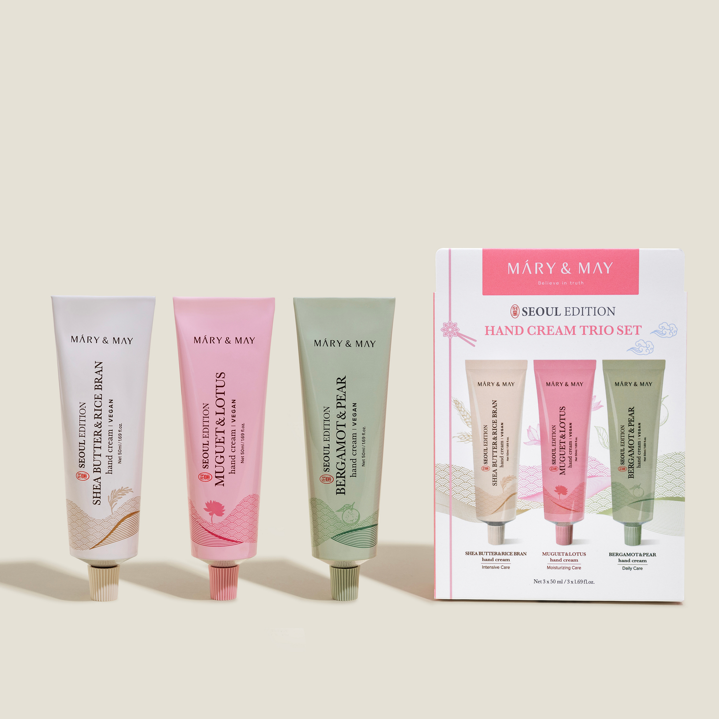 SEOUL EDITION HAND CREAM TRIO SET (50ML X3)