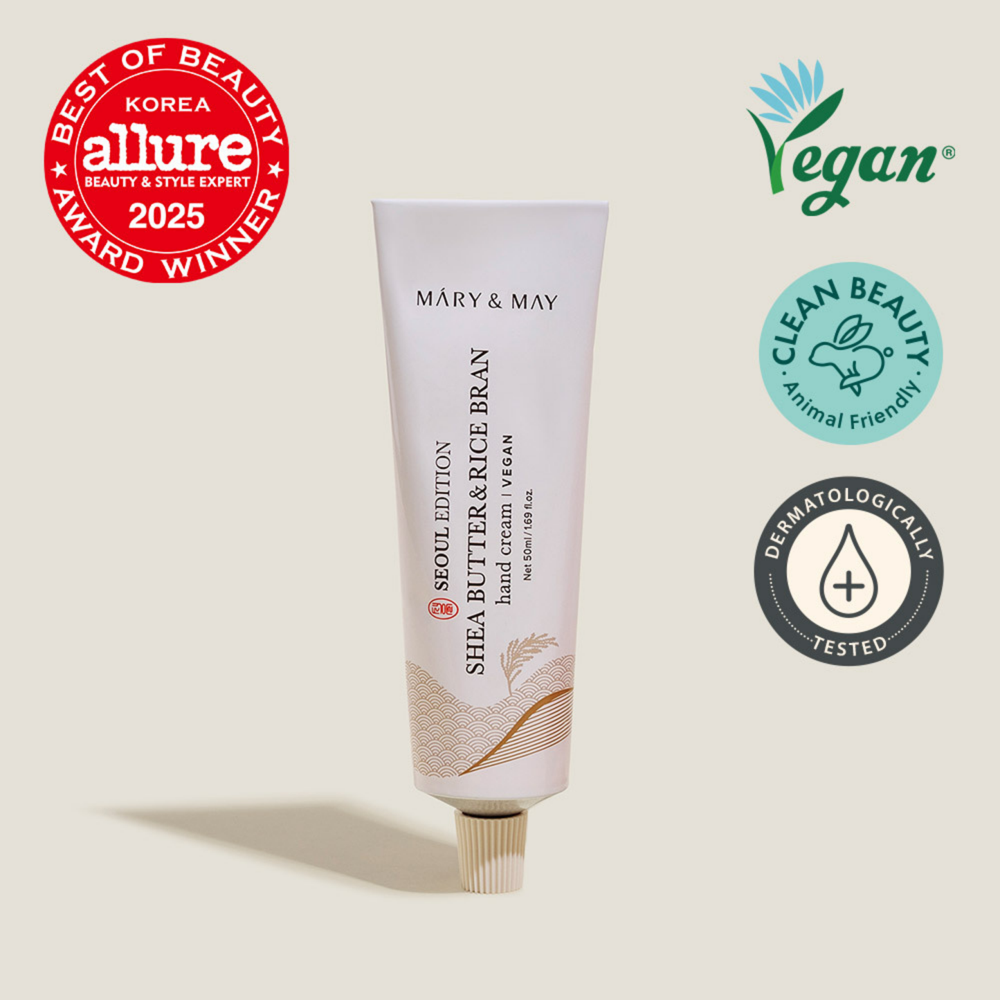 SHEA BUTTER & RICE BRAN HAND CREAM 50ML