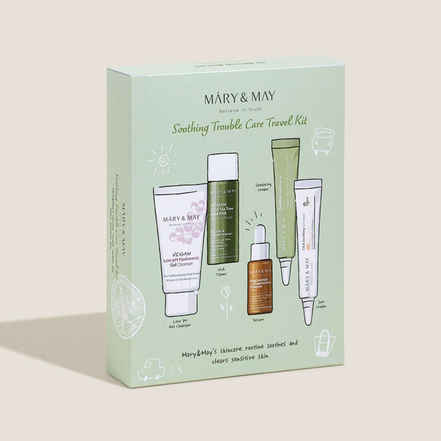 Soothing Trouble Care Travel Kit (5pcs)