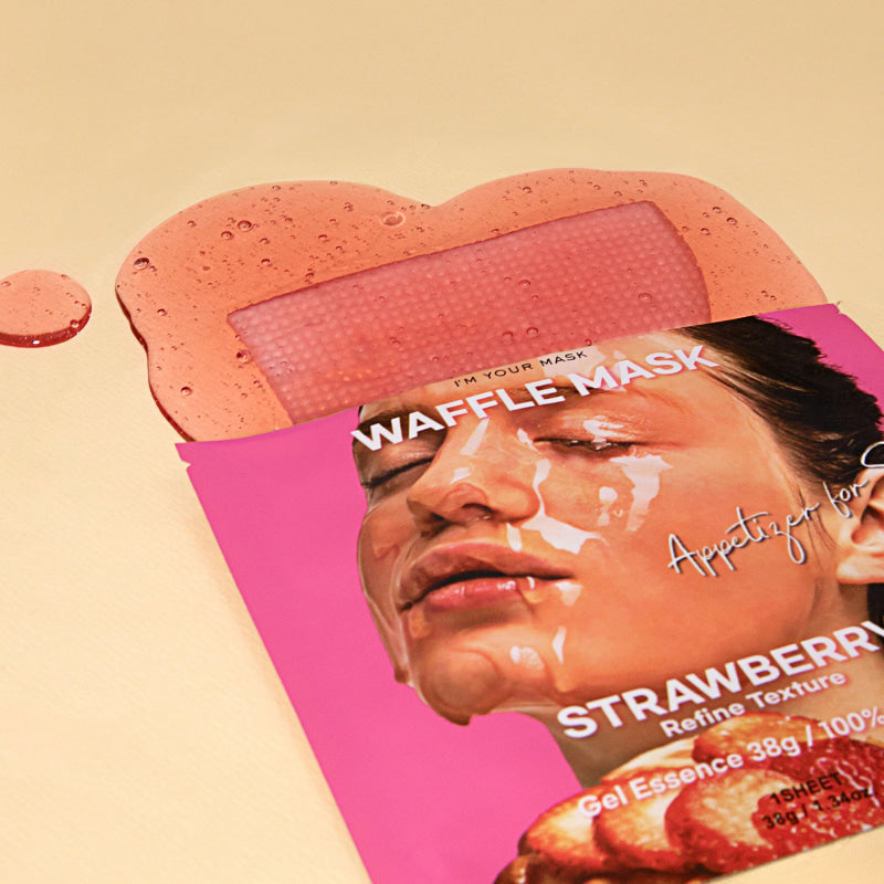 STRAWBERRY- WAFFLE MASK