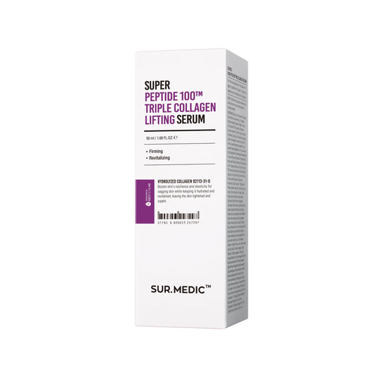 SUR.MEDIC+ SUPER PEPTIDE 100™ TRIPLE COLLAGEN LIFTING SERUM 50ML
