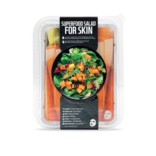 SUPERFOOD SHEET MASK SET - CARROT (7PC)