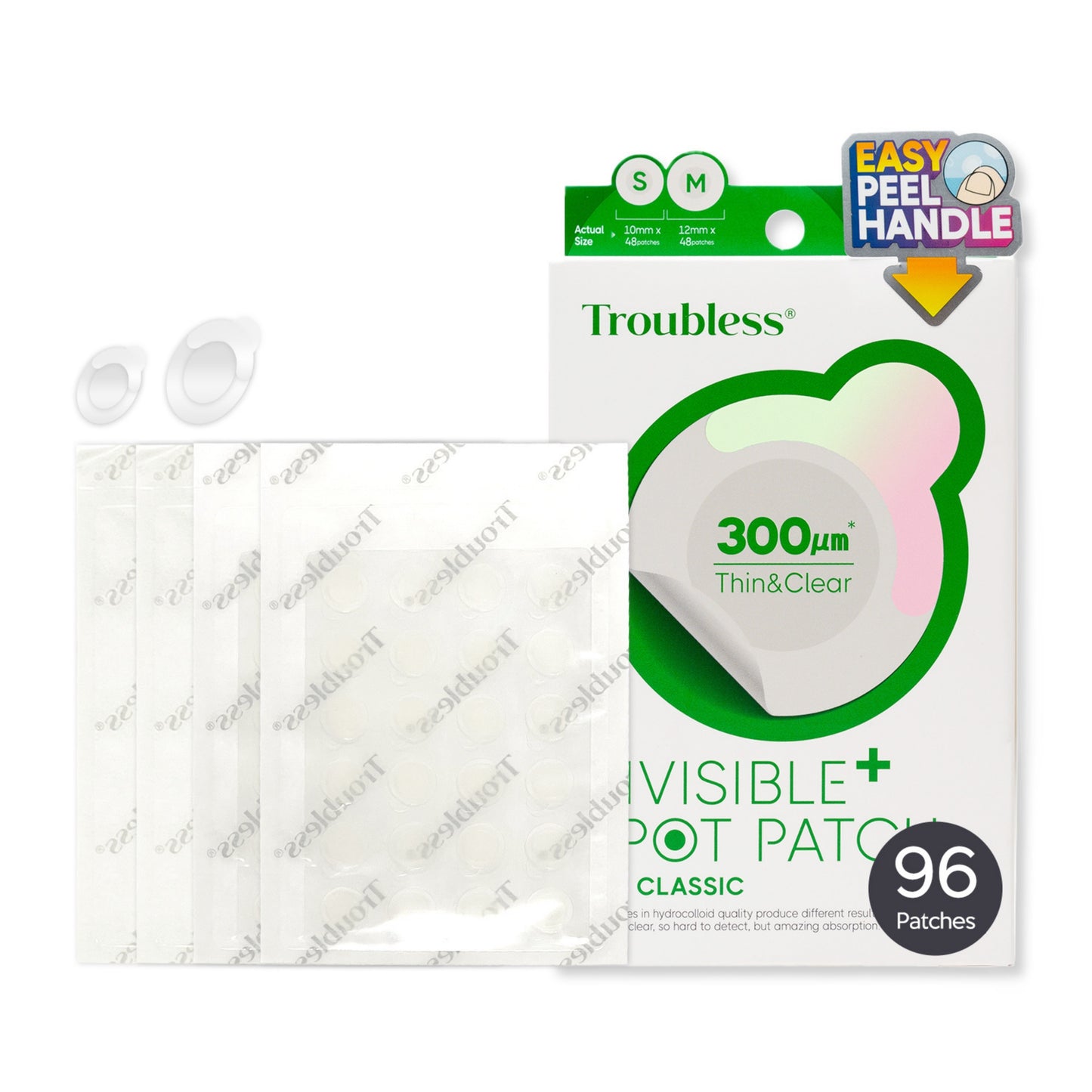 TROUBLESS INVISI SPOT PATCH CLASSIC (96 PATCHES)